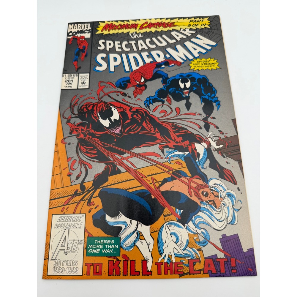 Spectacular Spider-Man 201 Maximum Carnage Part 5 Marvel Comics 1993 Venom